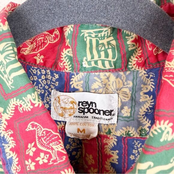 Reyn Sponer Vintage Mens Button Up Shirt Medium **Read Condition** - Picture 4 of 7